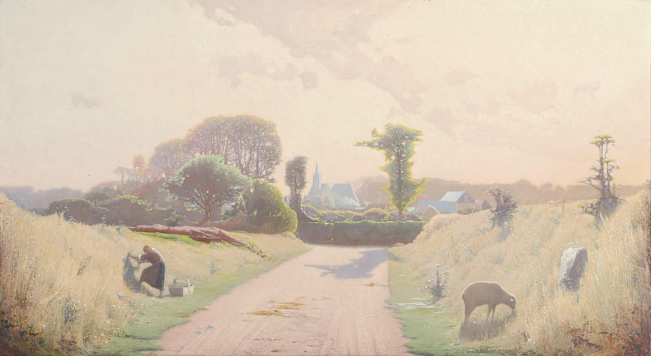 La campagne aux environs de Maignelay, 1905