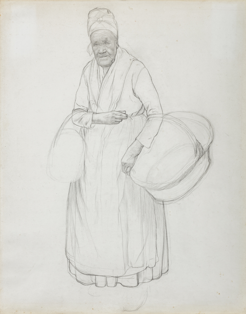 Peasant woman from Nemours, "la mère Caillot"