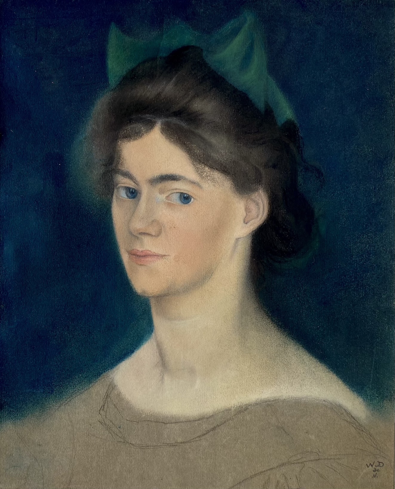 Portrait de Juliette Massin, épouse de l'artiste