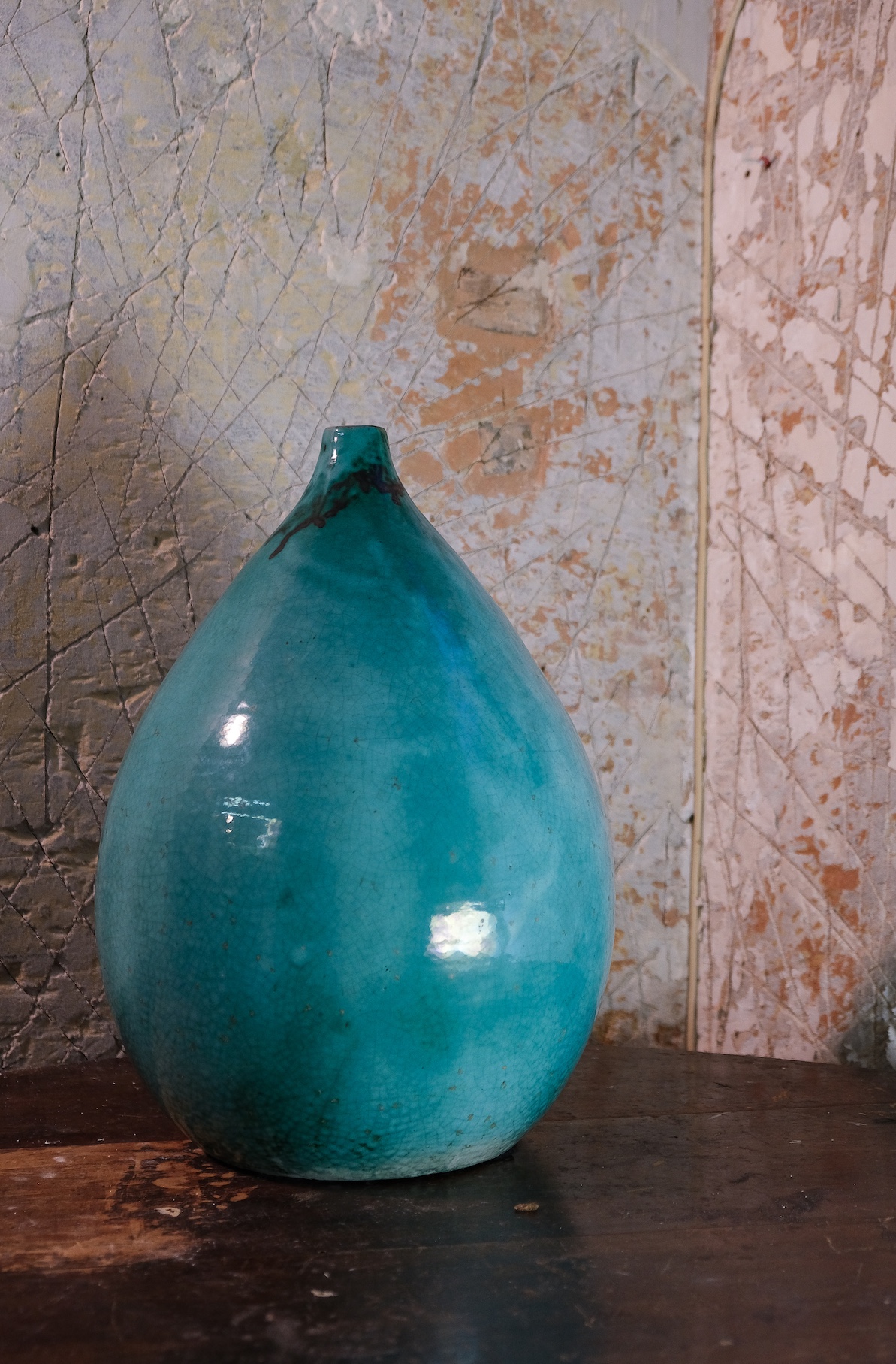 Grand vase en forme de goutte